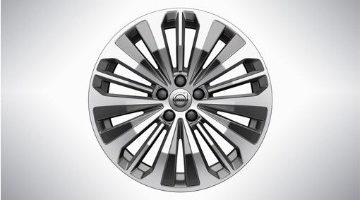 Genuine Volvo V90 18" 5 Triple Spoke Alloy Wheel In Graphite/Diamond Cut