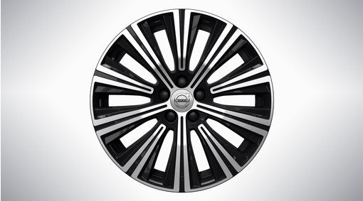 Genuine Volvo V90 18" 10 Spoke Alloy Wheel In Black/Diamond Cut