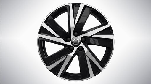 Genuine Volvo V90 18" 5 Spoke Alloy Wheel In Black/Diamond