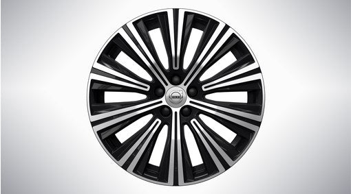 Genuine Volvo V90 19" 10 Spoke Alloy Wheel In Black/Diamond Cut