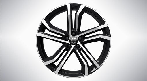 Genuine Volvo V90 20" 5 Double Spoke Alloy Wheel In Black/Diamond Cut