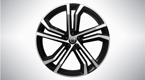 Genuine Volvo V90 21" 5 Double Spoke Alloy Wheel In Black/Diamond Cut