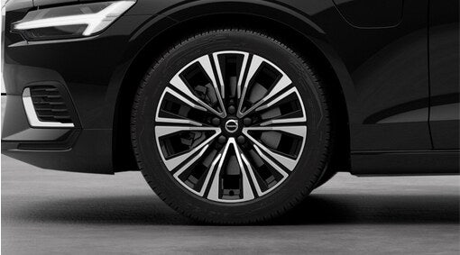 Genuine Volvo V60 19" 5 Multi Spoke Alloy Wheel In Black/Diamond Cut