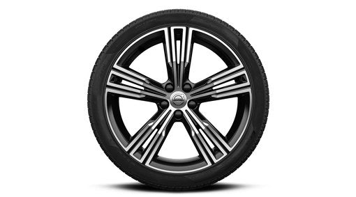 Genuine Volvo V60 19" 5 Multi Spoke Complete Winter Wheels In Black/Diamond Cut