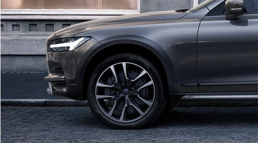 Genuine Volvo V90 Cross Country 20" 5 Double Spoke Complete Alloy Wheels In Matt Black/Diamond Cut