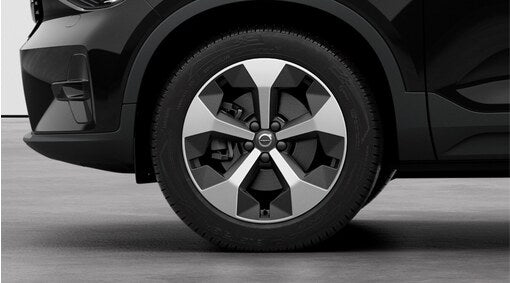 Genuine Volvo Xc40 19" 5 Y Spoke Alloy Wheel In Matt Graphite/Diamond Cut - For Plug In Hybrid/Twin Engine Models