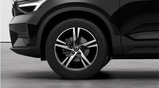 Genuine Volvo Xc40 19" 5 Double Spoke Alloy Wheel In Black/Diamond Cut - Not For Recharge Models