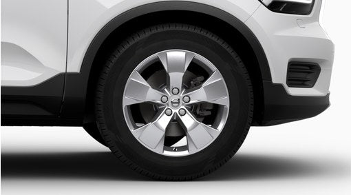 Genuine Volvo Xc40 18" 5 Spoke Complete Alloy Wheels In Silver