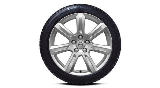 Genuine Volvo V90 17" 7 Spoke Complete Winter Alloy Wheels In Silver