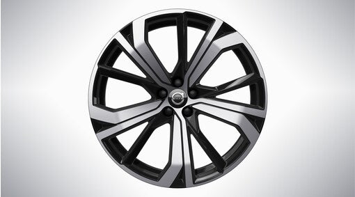 Genuine Volvo Xc60 21" 5 Double Spoke Complete Winter Wheels In Black/Diamond Cut