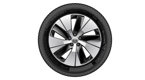 Genuine Volvo Xc40 18" 5 Spoke Complete Alloy Wheels In Black/Diamond Cut