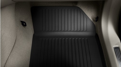 Genuine Volvo Xc60 Plastic Floor Mats In Charcoal Solid - For Plug In Hybrid/Twin Engine Models