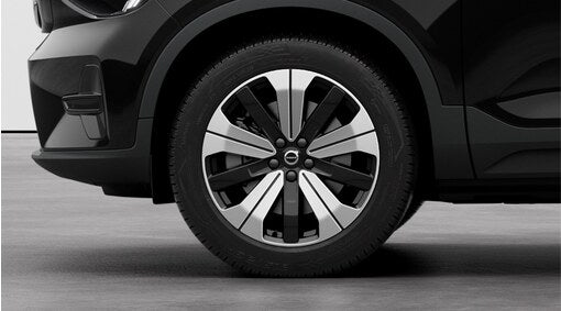 Genuine Volvo Xc40 19" Complete Winter Alloy Wheel Set In Black/Diamond Cut