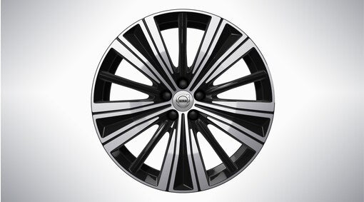 Genuine Volvo Xc60 20" 5 Multi Spoke Complete Winter Wheels In Black/Diamond Cut