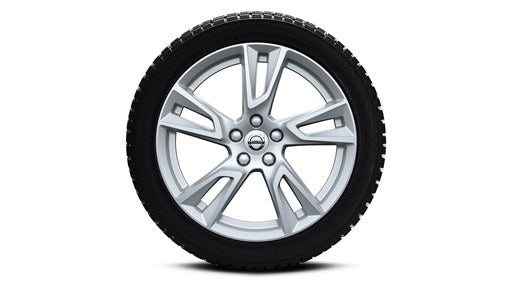 Genuine Volvo Xc40 18" 5 Double Spoke Complete Alloy Wheels In Silver