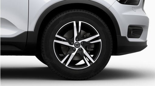 Genuine Volvo Xc40 19" 5 Double Spoke Complete Alloy Wheels In Matt Black/Diamond Cut