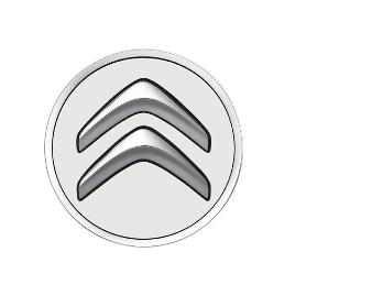 Genuine Citroen C4 Aircross Alloy Wheel Single Centre Cap - Artic White