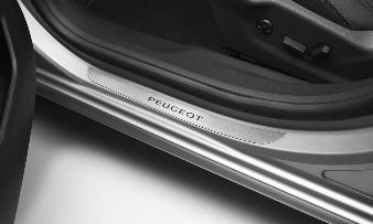 Genuine Peugeot 508 Brushed Aluminium Sill Protectors