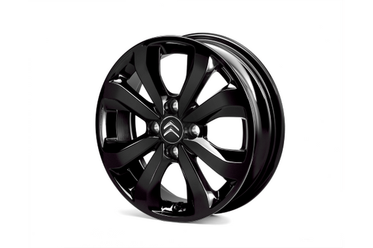 Genuine Citroen C1 Set Of 4 15" Alloy Wheels - Planet Black