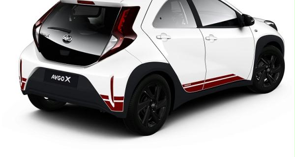 Genuine Toyota Aygo X Exterior Sticker Decoration, Side And Rear
