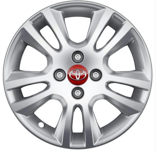 Genuine Toyota Aygo Alloys 15" (5-Double Spoke)