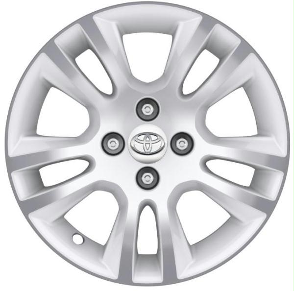 Genuine Toyota Aygo Alloys 15" (5-Double Spoke)