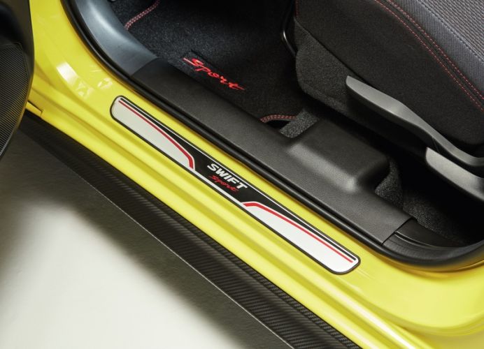 Genuine Suzuki Swift Sport Door Sill Trim Set - Anodised Aluminium
