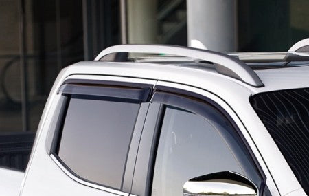 Genuine Nissan Navara Wind Deflectors Front & Rear Doors