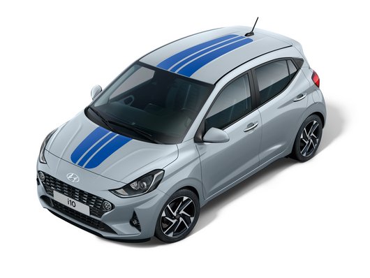 Genuine Hyundai I10 Decals, Racing Stripes, Sea Blue