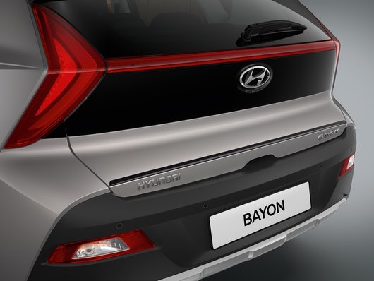 Genuine Hyundai Bayon Tailgate Trim Line, Phantom Black