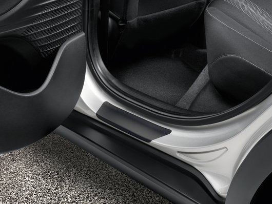Genuine Hyundai Bayon Door Sill Protection Foils, Black