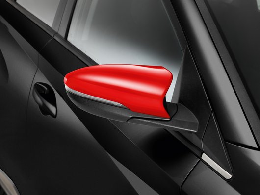 Genuine Hyundai Bayon Door Mirror Caps, Tomato Red