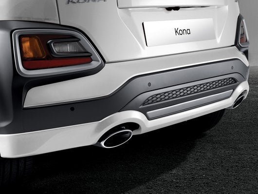 Genuine Hyundai Kona Rear Skirt, Chalk White