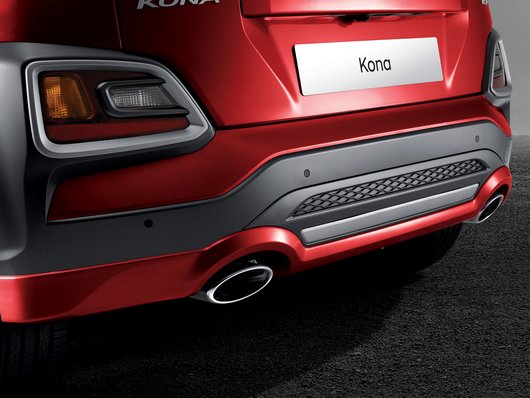 Genuine Hyundai Kona Rear Skirt, Pulse Red