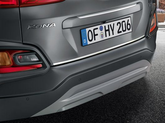 Genuine Hyundai Kona Hybrid Tailgate Trim Line, Chrome Optic