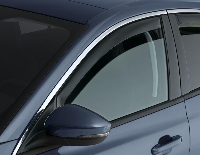 Genuine Ford Focus Front Wind Deflectors - Dark Tint