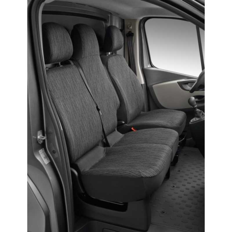 Genuine Renault Traffic Passenger Aquila Seat Covers - Front (DriverS Seat, Passenger Bench Seat 1 Backrest/2 Seats And 3 Headrests) Passenger Vehicle