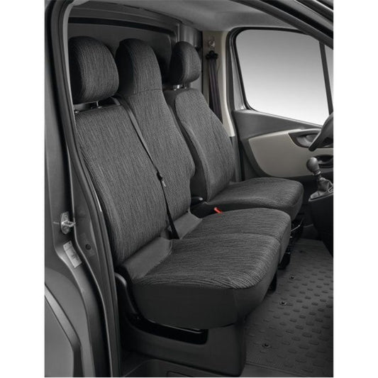 Genuine Renault Traffic Passenger Aquila Seat Covers - Front (2/3-1/3 Bench Seat Row 2)