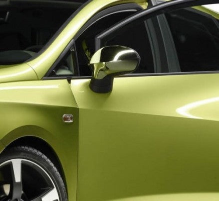 Genuine Seat Ibiza Mirror Covers - Matte Chrome