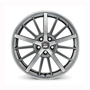 Genuine Seat Ibiza 17" Alloy Wheel - Silver